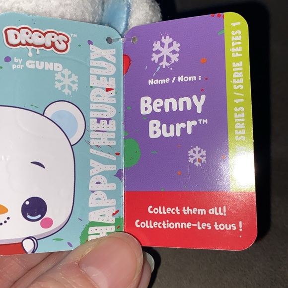 Gund Benny burr snowman plush - Picture 4 of 5